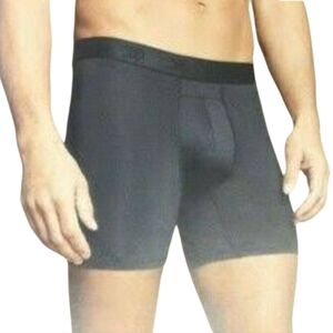 All In Motion Men's Mesh Panel Boxer Brief Navy Size XL